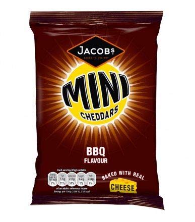 Jacob's Mini Cheddars BBQ Grab Bag - 50g - Pack of 6