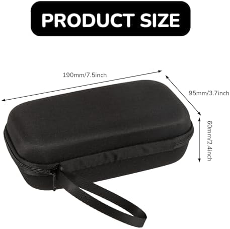 Hard Carrying Case compatible with ScopeAround Wireless Otoscope，Dual View Ear Camera Storage Case for Travel-Black
