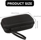 Hard Carrying Case compatible with ScopeAround Wireless Otoscope，Dual View Ear Camera Storage Case for Travel-Black