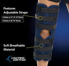 United Ortho 61016 3-Panel Knee Immobilizer, 16" Size