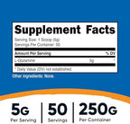 Nutricost L-Glutamine Powder 250 Grams