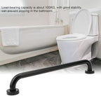 Black Space Aluminum Anti Skid Bathtub Handle Handrail Safety Grab Bar Bathroom Supply 50cm