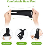 OTraki 4 Pack Artist Drawing Gloves for Digital Tablet Paper Sketching