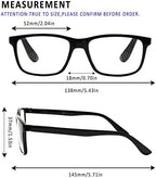 Kerecsen 5 Pack Reading Glasses for Men and Women Readers with Spring Hinges Fashion Eyeglasses