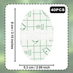 40pcs Invisible Heel Anti-Wear Stickers, Self Adhesive & Waterproof Anti Wear Stickers Protectors Adhesive Pads for High Heels Sneakers Flat Shoes Sandals(Transparent)