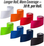Battle Sports Football Turf Tape - Extra Wide - 30 feet, Waterproof Athletic Tape - Flexible, Breathable, Easy to Cut