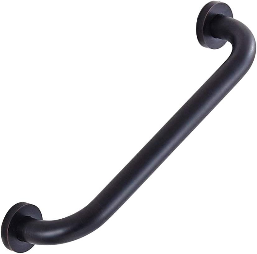 ELLO&ALLO Oil Rubbed Bronze Bathroom Shower Grab Bar, Home Care Bath Handrail (12 Inch)