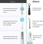 Cordless Water Dental Flosser, Portable Oral Irrigator for Teeth, Braces, Rechargeable & IPX7 Waterproof Teeth Cleaner for Home Travel
