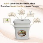 Golden Granulated Garlic | Bulk Pack 5 lbs (2.26kg) For Restaurants & Catering | Non Gmo & Gluten Free Premium Granules | Garlic Powder Style Seasoning for Flavoring Dishes, Dry Rubs & Marinades