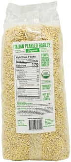 L’Oro del Sud - Organic Pearled Barley, 3.3 lb (1.5 kg) Italian Barley Whole Grain USDA Certified Mediterranean Diet Friendly, Product of Italy, (Barley)