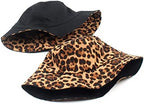 Joylife Animal Print Bucket Hat Novelty Pattern Sun Hats Reversible Packable Fishing Cap for Women, Men