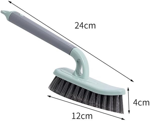 Tile Floor Gap Cleaning Brush Multipurpose Window Groove Brush Convenient Household Corner Cleaning Tools for Bathroom Kitchen (Green)
