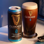 Guinness 0 Zero 10 Pack Non-Alcoholic Draught Stout Beer | 14.9oz Cans | Alcohol-Free Brew