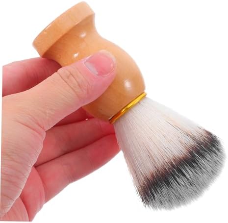 Didiseaon 2pcs Men's Shaving Brush Soft Bristle Beard Grooming Tool with Ergonomic Handle for Comfortable Facial Cleansing and Wet Shaving Skin-friendly Design
