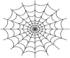 Spider Web Edible Cake Topper- 1/4 Sheet
