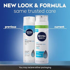 NIVEA MEN Sensitive Cool Shave Gel for Sensitive Skin, Alcohol Free Shaving Gel with Chamomile Extract, 7 Oz Can, Pack of 3