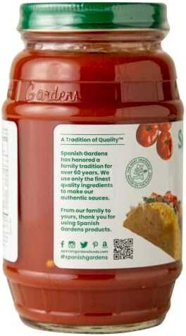 Spanish Gardens Mild Taco Sauce (6 Pack) — Mild Sauce for Authentic Mexican Food — Original Family Recipe for Tex Mex Food (11.5 oz)