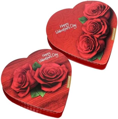 Assorted Elmer Chocolates in Heart-Shaped Boxes, Perfect Valentine Gifts(2 Pack) (Made in USA) TO FROM INCLUDED BY MAJUU CONNECT