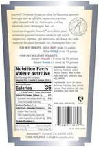Amoretti - Premium Blueberry Syrup, 94 Servings Per Bottle (750 ml), with Pump for Flavoring Coffees, Cocktails, and other Beverages, Gluten Free, GMO/GEO Free, Preservative Free