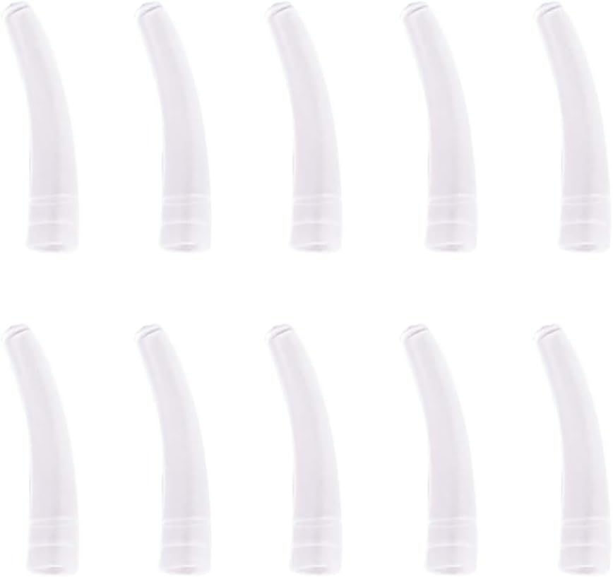 100 Pcs Clear Tweezer Point Protectors Cap Tweezer Tip Protective Covers Stopper