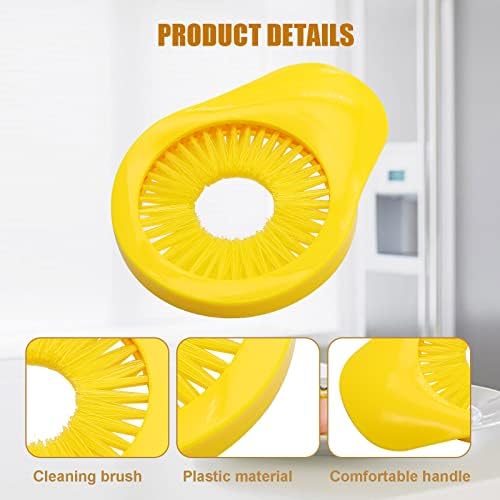 Corn Silk Remover,Corn Cleaning Brush,Vegetable Fruit Silk Remover for Corn Vegetables Cucumber Cleaning Brush Tools(Yellow)