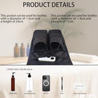 Massage Bottle Holster Single Kit - Incl. 2 Bottle,Machine Washable Massage Lotion Holster with Air Mesh ，Adjustable Strap for Massage Oil & Massage Lotion (2X 10oz)