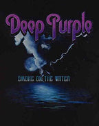 Deep Purple T Shirt Smoke On The Water Band Logo Official Mens Black Size XXL