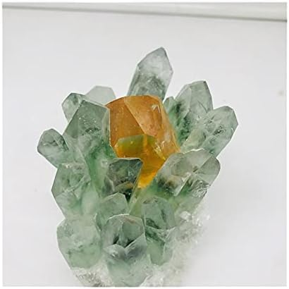 Health & Household Natural Green Ghost Phantom Quartz Crystal Cluster Rock Stones and Crystals Mineral Reiki Healing Specimen Home Deco