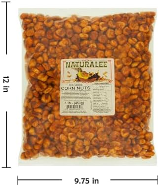 Naturalee Corn Nuts 2 lb - Chili Lemon - High Fiber, Crunchy Snack