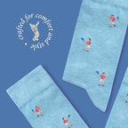 The Pickle Baller Socks – Funny Pickleball Socks for Men – Funny Pickle Ball Gift – 1 x Pair, Size 8–13, Blue – Fun Gift Ideas for Pickleball Lovers & Players