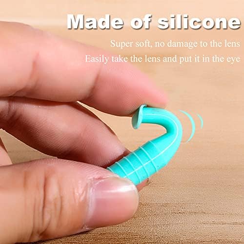 10 Pack Hard Contact Lens Remover, RGP Plunger Contact Plunger Inserter For Hard Contact Lens RGP Lens