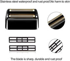 2 pack Professional Replacement Foil and Cutters for BaBylissPRO Barberology Double Foil Shaver, Compatible with BaBylissPRO Barberology FXFS2 Shaver，Black