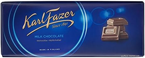 Karl Fazer Blue Original Finnish Milk Chocolate Bar, 200g, 10 pack