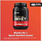 Optimum Nutrition Gold Standard 100% Whey Protein Powder, Cookies & Cream, 2 Pound (Packaging May Vary)
