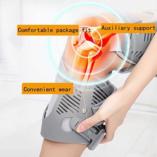 MBROS Knee Joint Load-Free Knee Brace Grey Cloth Breathable Support Knee Joint Meniscus Cartilage Wear Fixed Decompression Dual Power Belt Left and Right