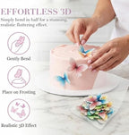 Set of 30 Edible Butterfly Cupcake Toppers Wedding Cake Birthday Party Food Decoration Mixed Size & Colour