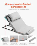 VEVOR Electric Lifting Backrest for Bed, 300 lbs Capacity, 4-68° Adjustable Lifting Bed Backrest with Machine Washable Fabric, for Pregnant Women Elderly Patient Handicap