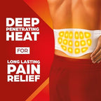 ThermaCare Advanced Back & Hip HeatWraps, Long-Lasting, Disposable Heat Therapy for Lower Back Pain, Muscle Soreness, & Herniated Discs, Drug-Free (L-XL, Pack of 10)