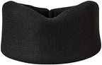 Core Products Soft Foam Cervical Collar Neck Support Brace, Helps Stabilize Vertebrae & Relieve Spinal Pressure for Men & Women - Black, Medium Fits (2.2-2.7 inch) Height