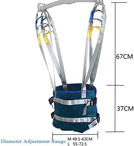 Patient Walking Sling, Patient Lift Toileting Sling for Shower Home Use, Special Walking Strap Patient Lift Slings Standing Walking Aids Strap Belt, Large
