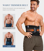 TAILONG Neoprene Waist Trimmer Ab Belt for Men Waist Trainer for Women Corset Slimming Body Shaper Workout Sauna Sweat Band