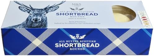 M&S All Butter Scottish Shortbread Rounds 180g x2, Rich & Buttery, Baked in Scotland