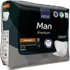 Abena Man Premium Incontinence Guards, (Sizes 0 to 2) Formula 2, 15 Count