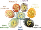 7 Chakra Flat Tumbled Stone Set – Reiki Healing Crystals for Meditation, Chakra Balancing, Energy Work, Yoga, Spiritual Gifts – Natural Gemstones Kit for Men & Women