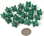 Healing Carved Gemstone Crystal Merkaba Star 25mm Sacred Geometry Chakra Stone