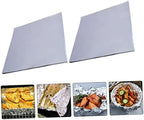Didiseaon 50sheets Convenient Foil Sheets of Tin Foil Oven Paper Baking Paper Household Use Non-stick