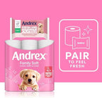 Andrex Family Soft Toilet Tissue 72 Toilet Rolls (Previously Andrex Gentle Clean Toilet Paper), Gentle on your Family’s skin– Bulk Pack of 72 Toilet Rolls, Packaging May Vary