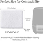 100 Pack Unscented Aroma Pads Aroma Oil Refill Pads White Aromatherapy Perfume Diffusers Microfibre Humidifier Pad Replacement for Home Electronic Equipment Locket Scent Ball Plug-in Diffuser