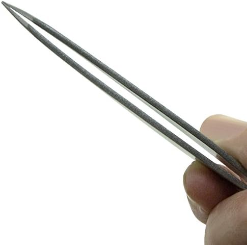 Ingrown Hair Tweezers by Zizzili Basics - Surgical Grade Stainless Steel Fine Pointed Tweezer - Precision Aligned Tips for Splinter, Eyebrow & Facial Hair Removal - with Bonus Tip Guard & Carry Pouch