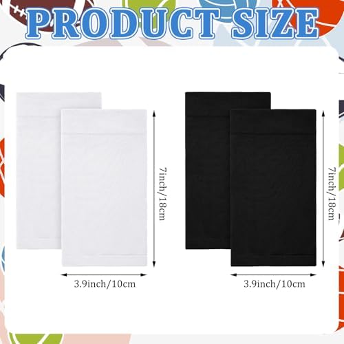 Vicenpal 2 Pairs Tattoo Cover up Sleeve Forearm Arm Sleeves for Women Men Compression Tattoo Upper Arm Cover(White and Black)